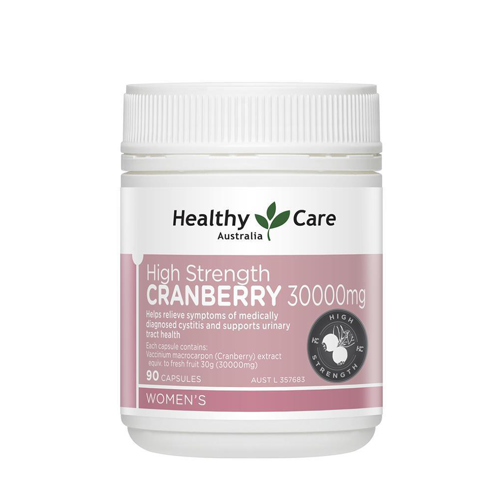 澳洲Healthy Care蔓越莓膠囊30000mg 90粒
