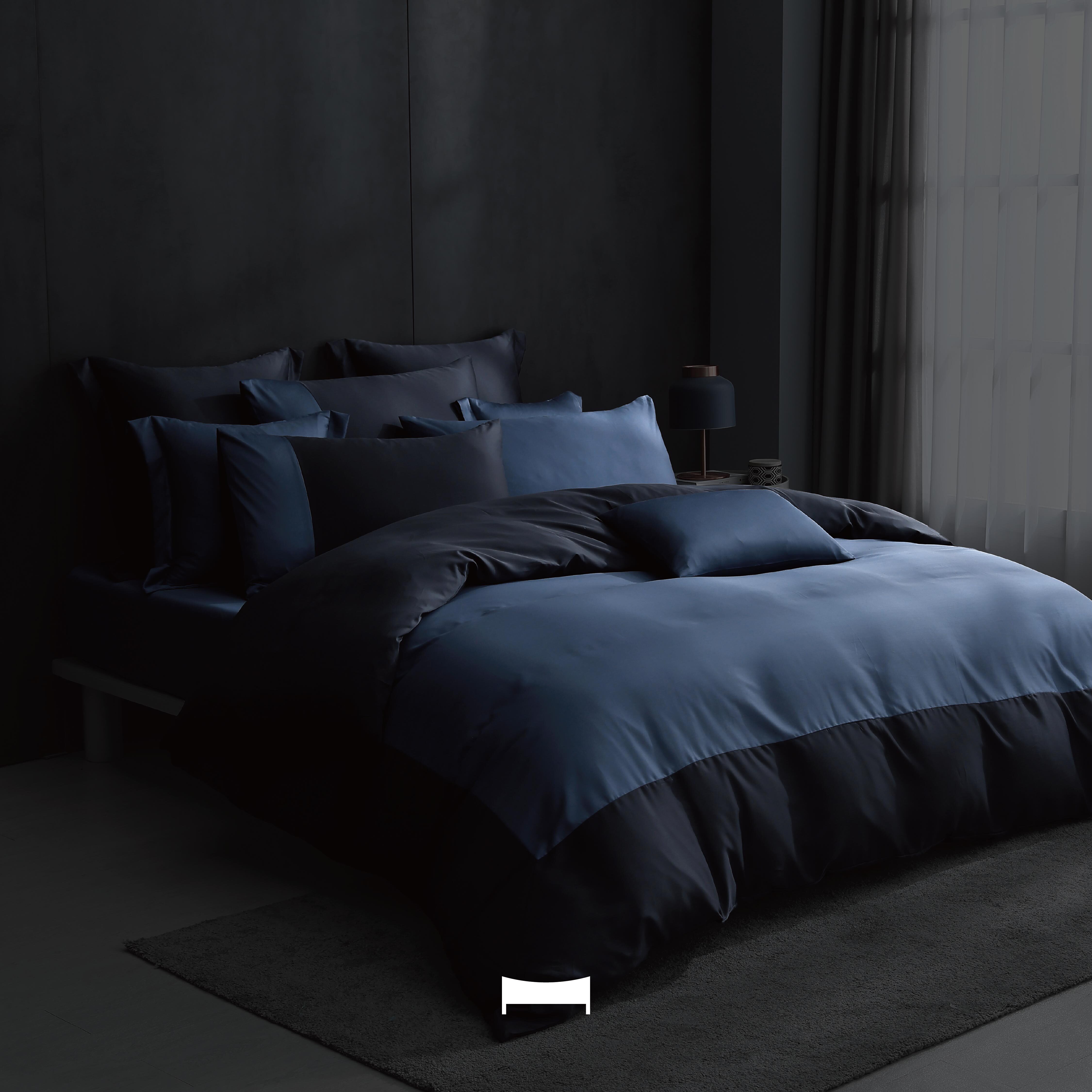 暗眠MORE｜300織 頂級天絲《星空藍黑 STARRY NIGHT》