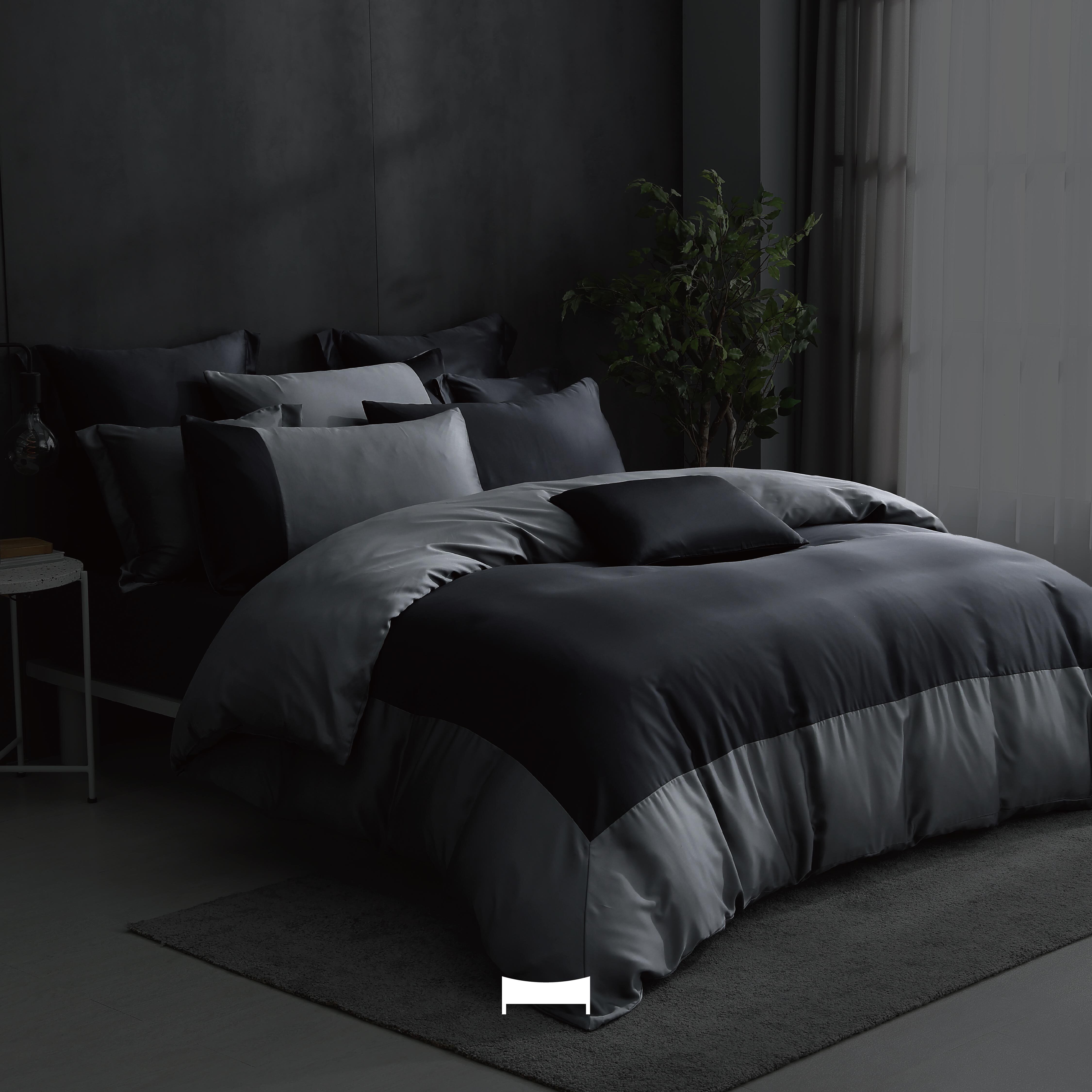 暗眠MORE｜300織 頂級天絲《宇宙銀黑 UNIVERSE》