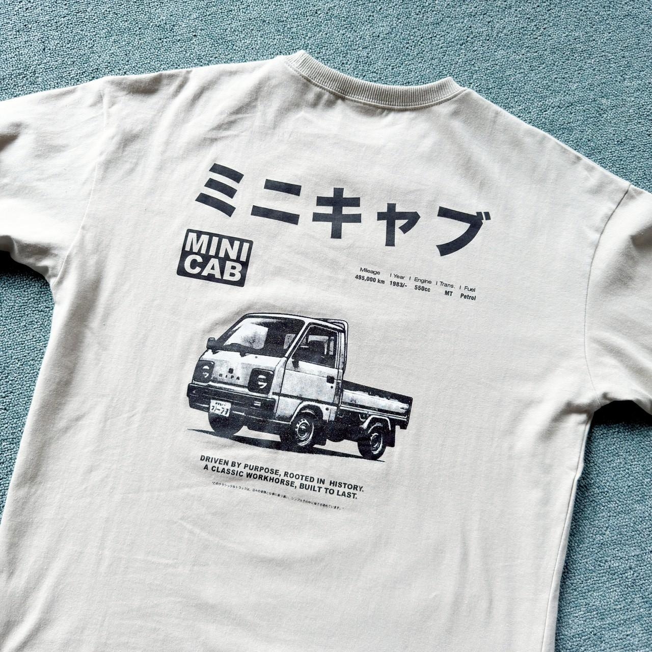 MINI CAB 日本貨車照片印花短T 80960