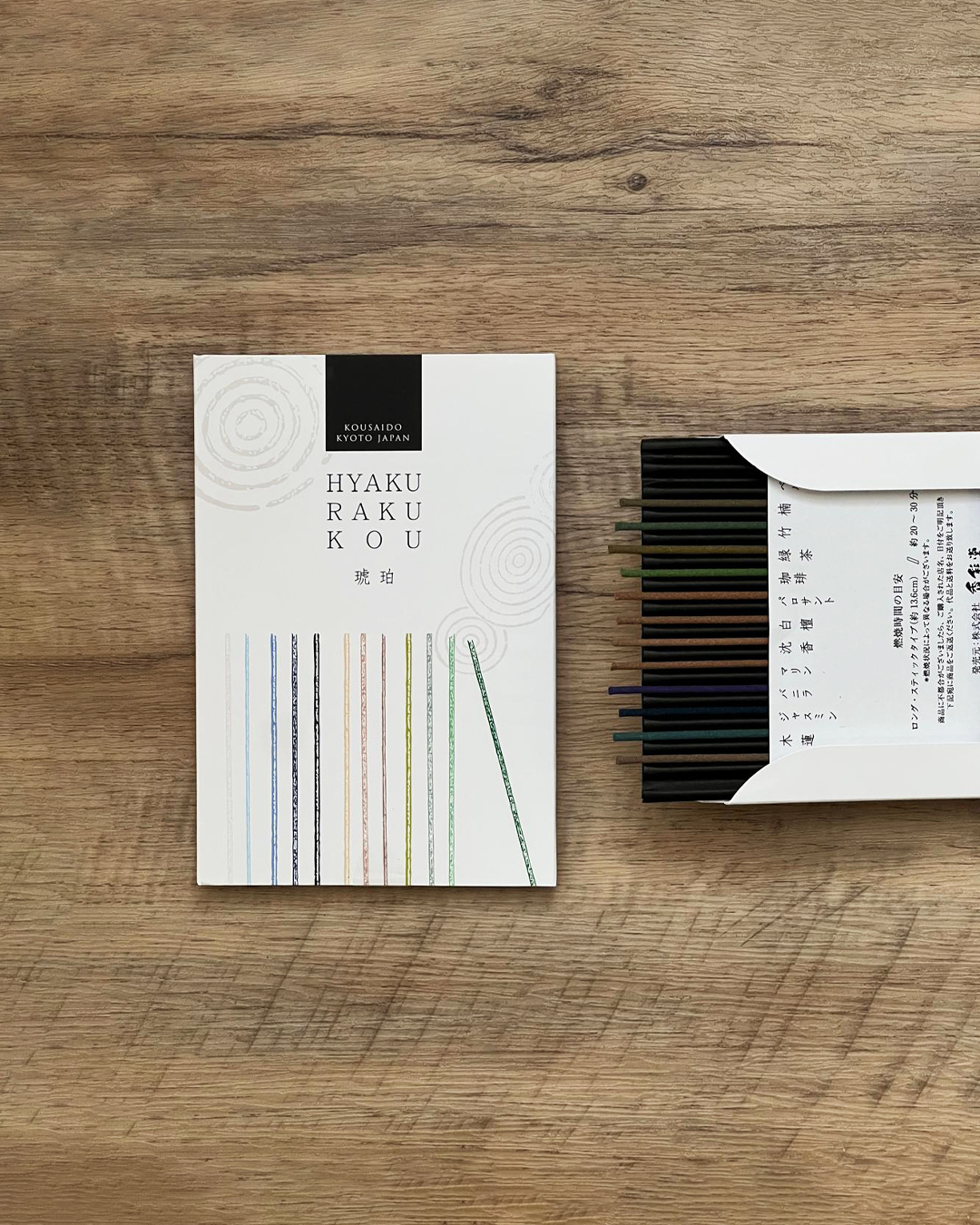 京都 百樂香 12種線香組合 琥珀｜香彩堂