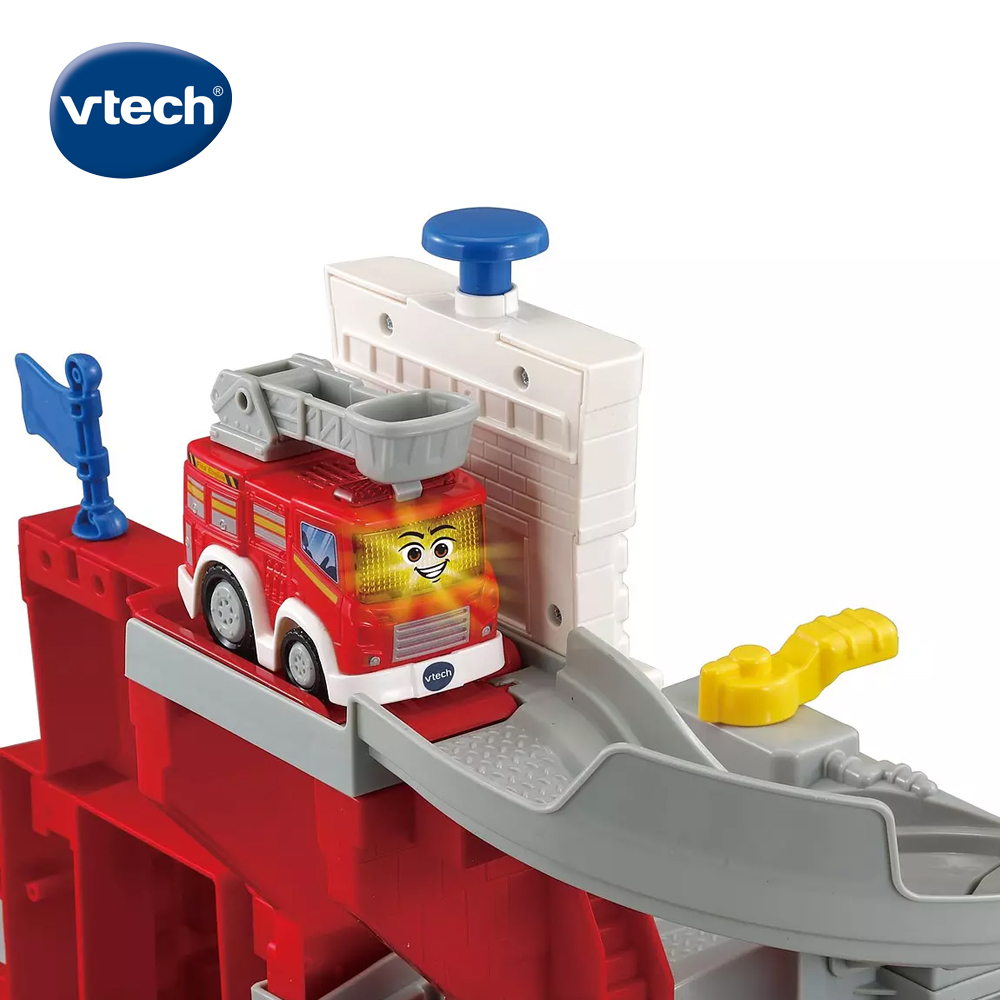 Vtech 聲光城市嘟嘟車-城市消防局軌道組