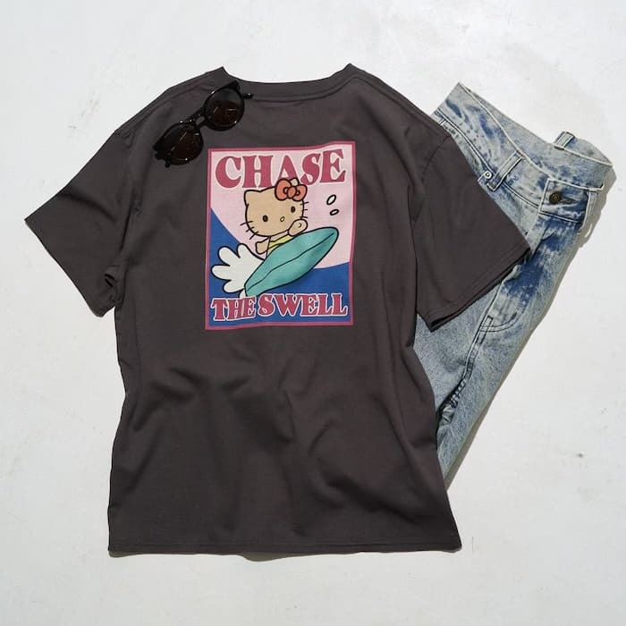 SANRIO HELLO KITTY x FREAK'S STORE 曬黑凱蒂貓 衝浪者 短袖 上衣 日本代購