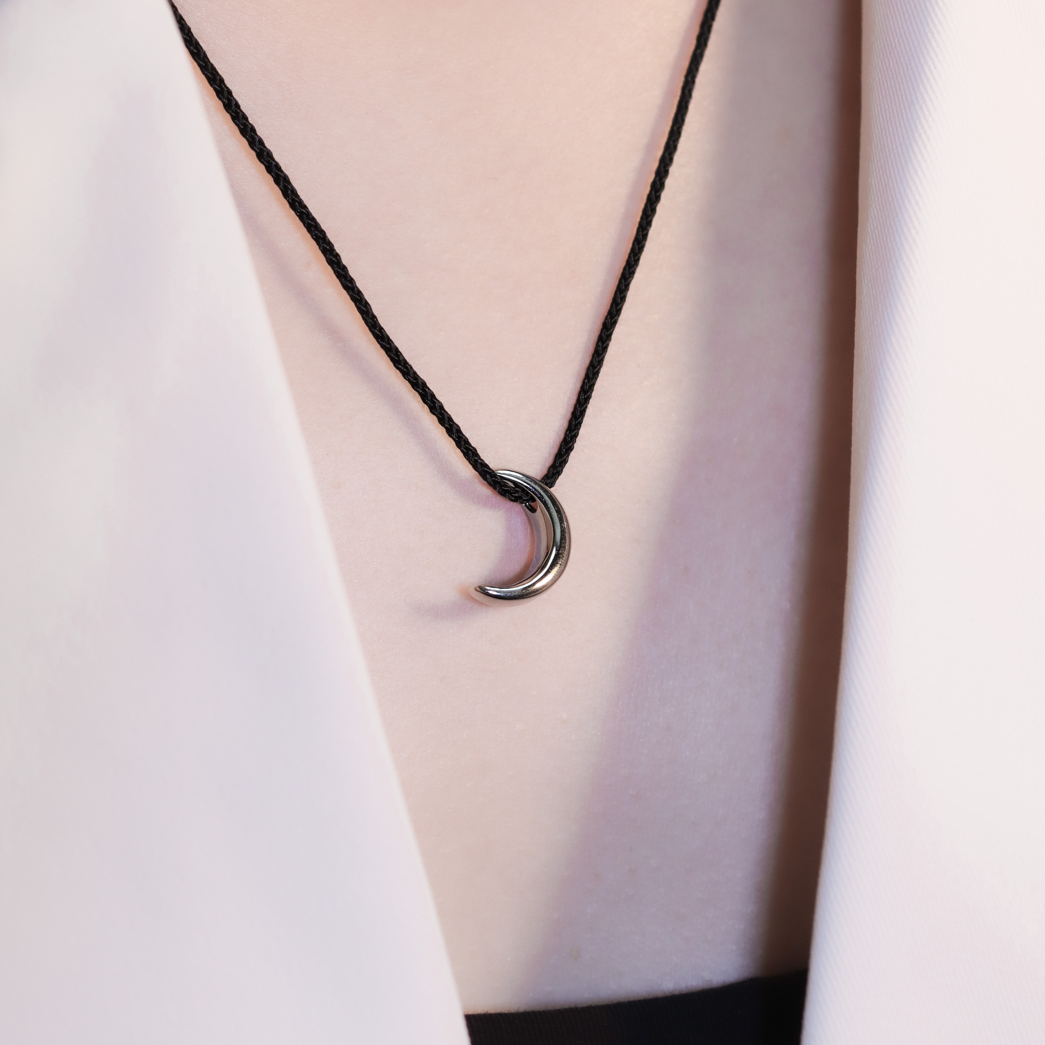 | 925銀丨小月亮項鍊 | NE1421 |