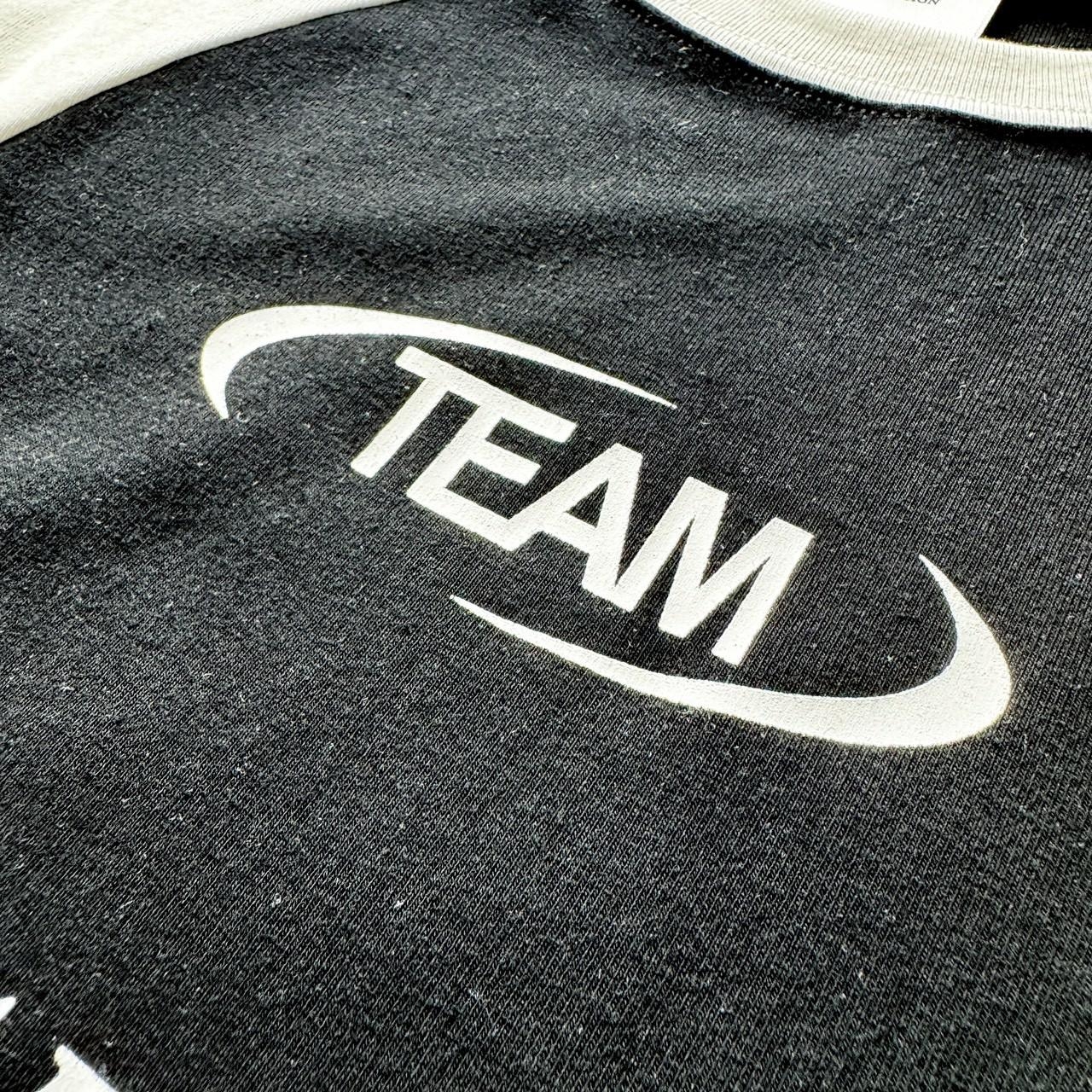 TEAM 美式撞色印花合身短版短T 80975-1