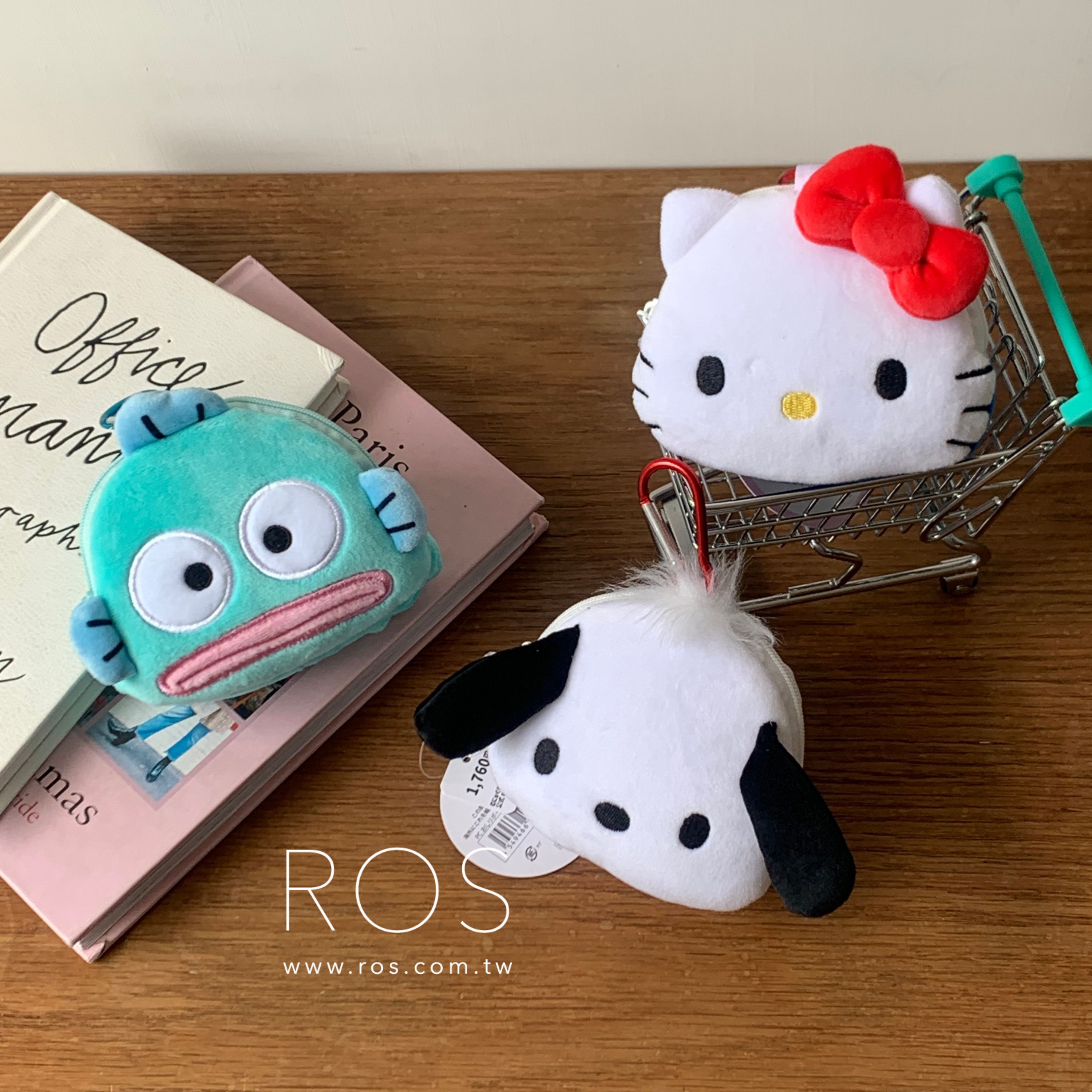 🇯🇵日本連線商品 Sanrio 三麗鷗 鐵環絨毛收納包