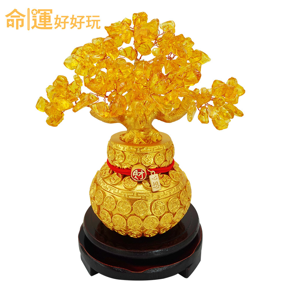 【命運好好玩】財富根基黃晶搖錢樹 (廠商直出)