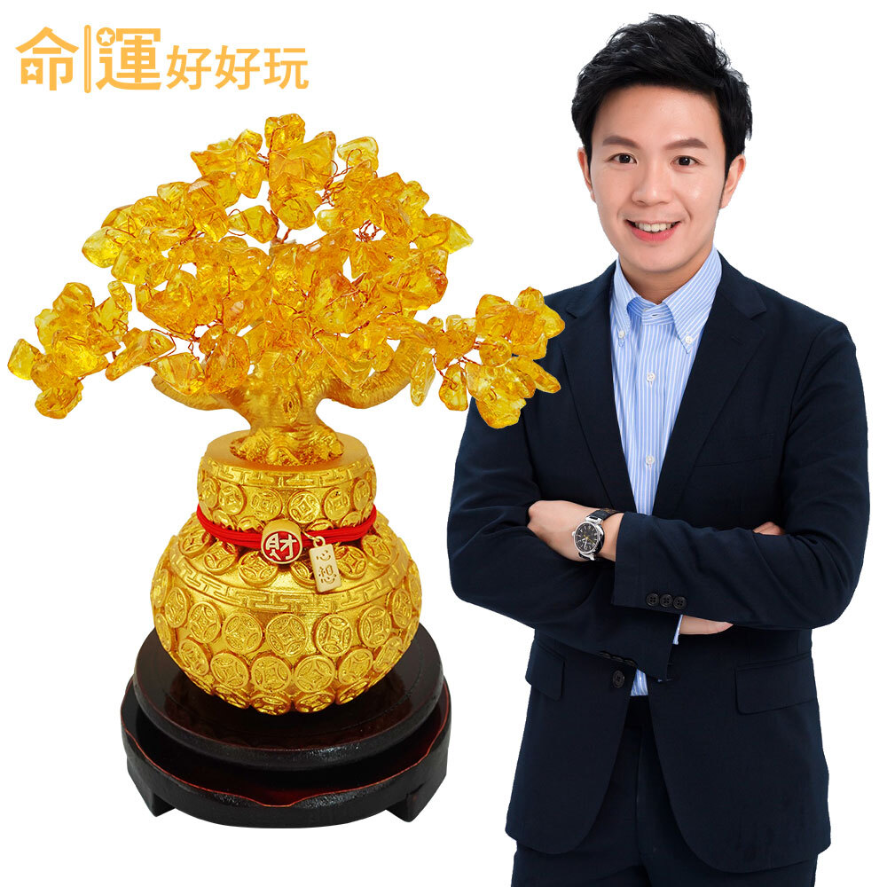 【命運好好玩】財富根基黃晶搖錢樹 (廠商直出)
