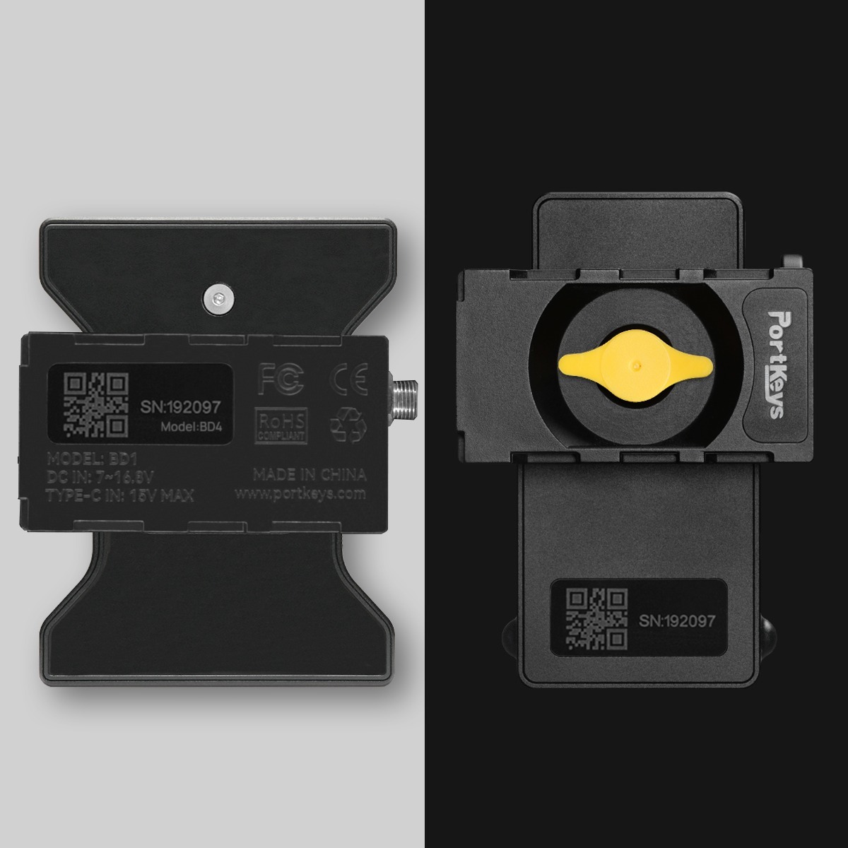 Portkeys BD3 可旋轉 NPF 轉 V 型介面電池轉接器