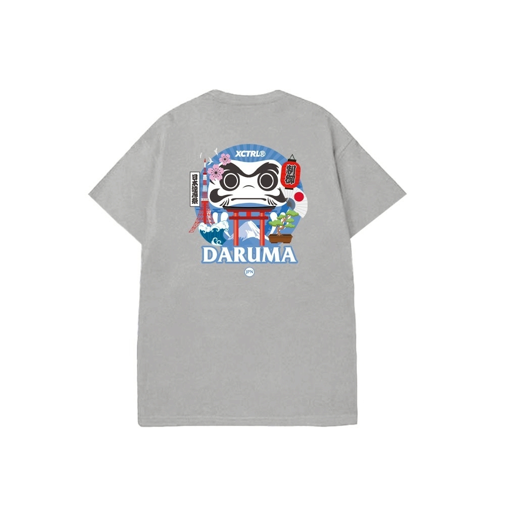 XCTRL 日本達摩祭短T-灰