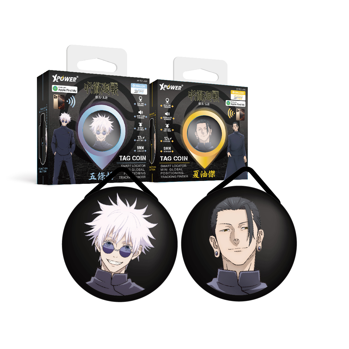 XPower x 咒術迴戰 智能定位器TAG COIN  (TC1)