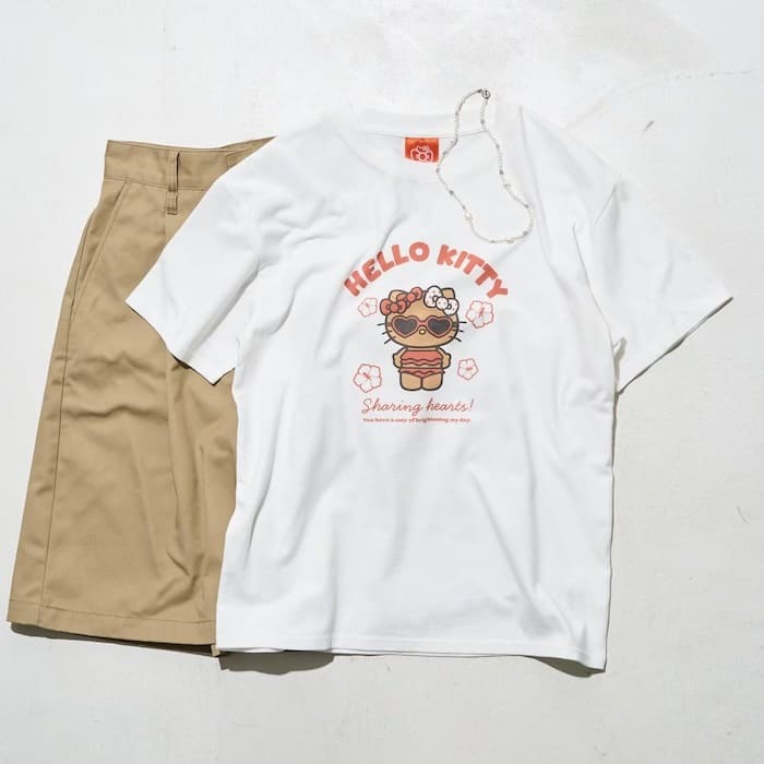 SANRIO HELLO KITTY x FREAK'S STORE 夏日沙灘 短袖 上衣 日本代購