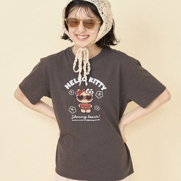 SANRIO HELLO KITTY x FREAK'S STORE 夏日沙灘 短袖 上衣 日本代購