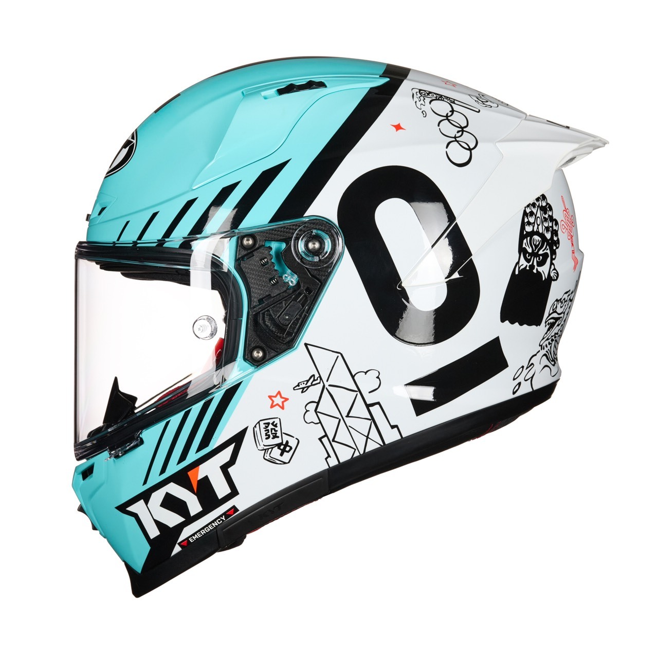 KYT ST 18 Leopard 白綠