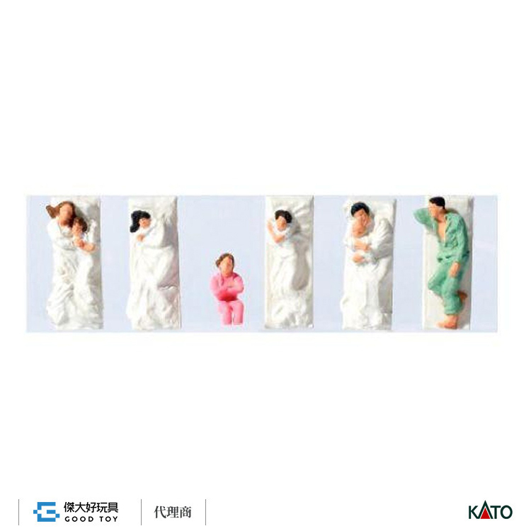 KATO 6-518 (HO) 人偶 包廂臥鋪的乘客 (6入)