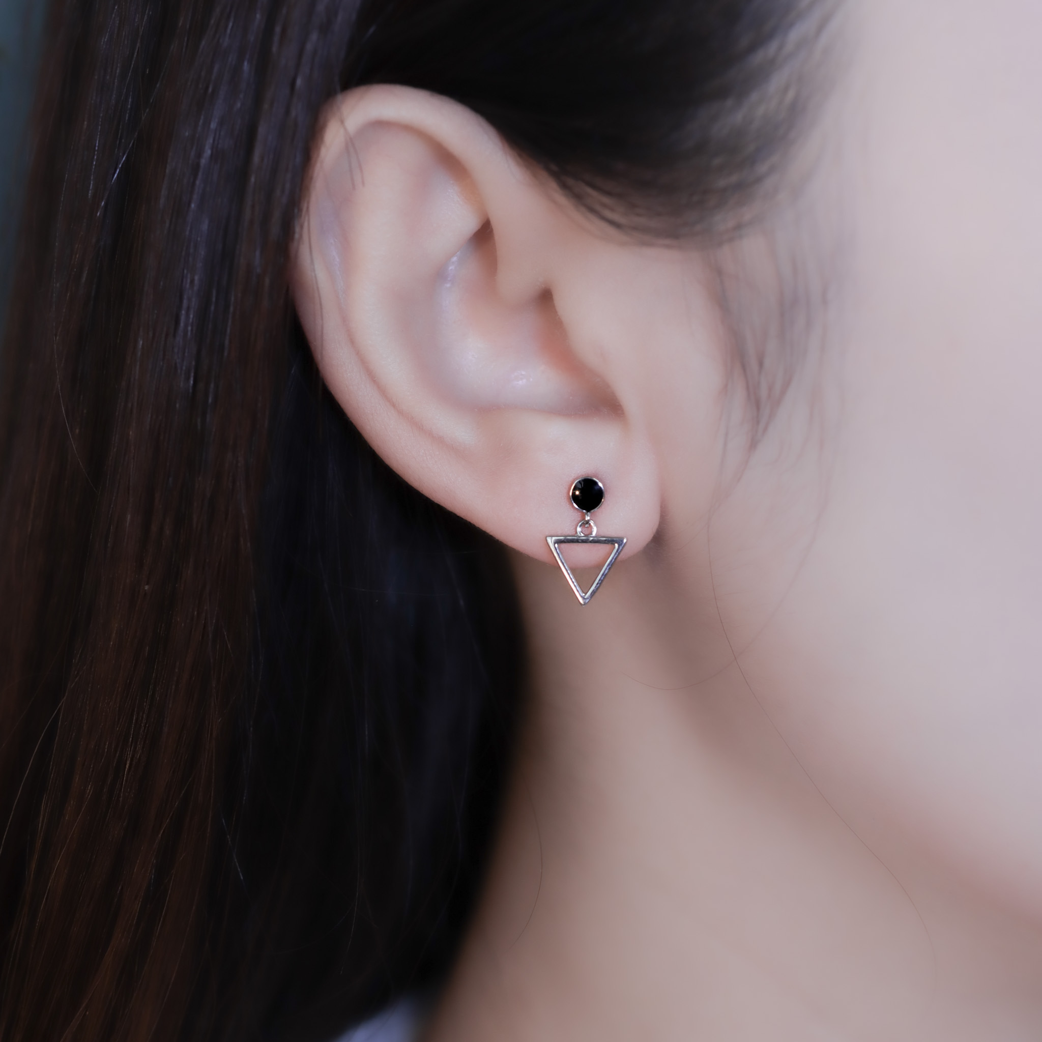 | 925純銀・白金・玫瑰金 | 最堅固的關係耳環 (銀/玫瑰金) | EA1002 |