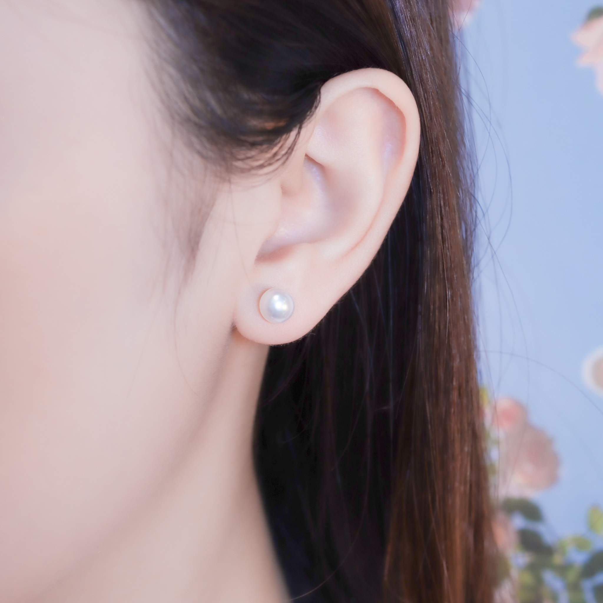 | 925純銀・白金・珍珠 | 小珍珠耳環 | EA1012 |