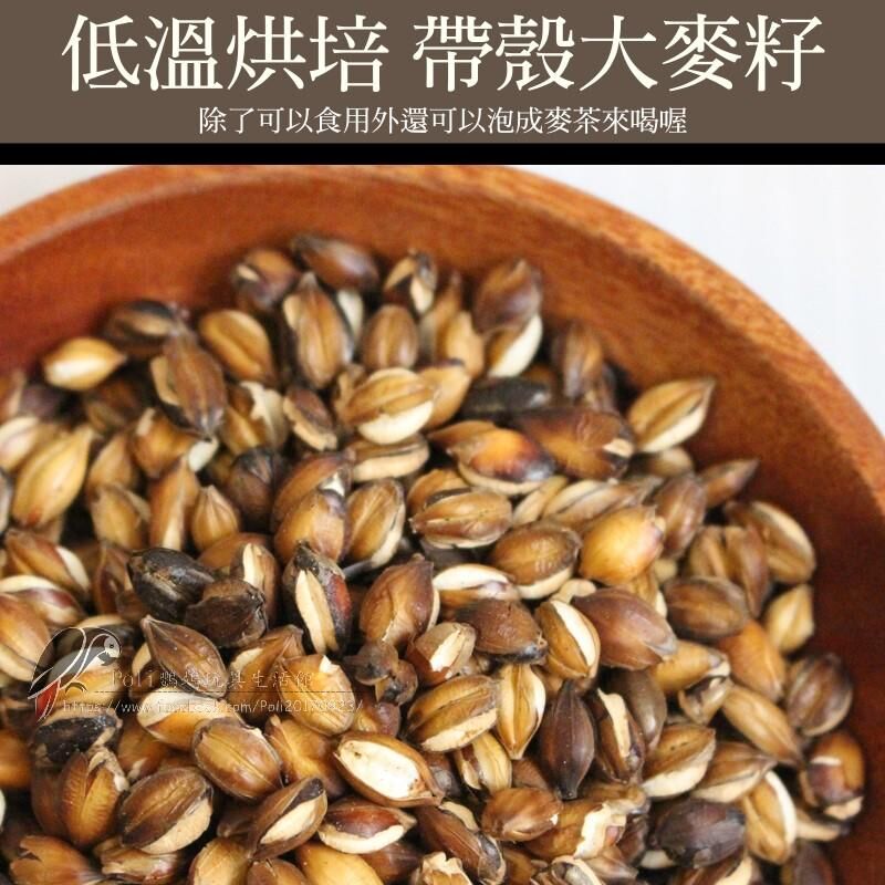 低溫烘培 大麥籽 帶殼  波力鸚鵡玩具生活館