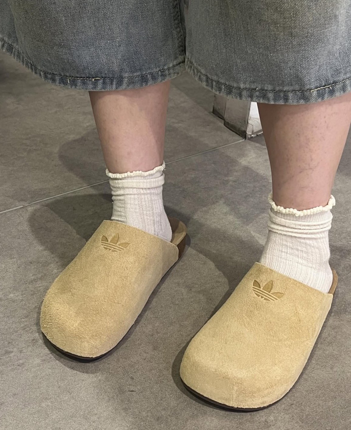 ADIDAS ORIGINALS ADIMULE 麂皮勃肯鞋 穆勒鞋 懶人拖