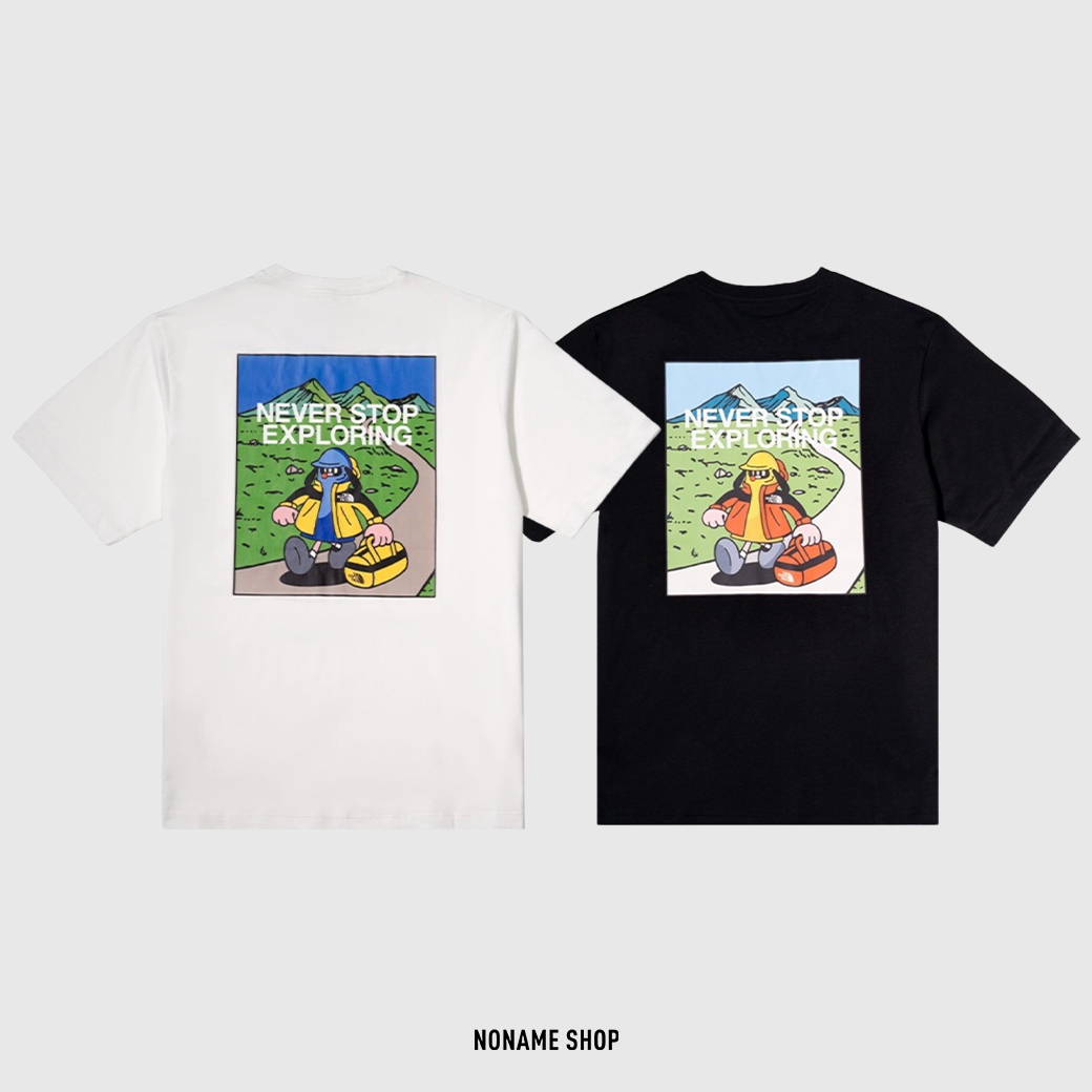 THE NORTH FACE X TDC 聯名款 旅行戶外系列 印花 速乾 短袖 兩色 (男款)