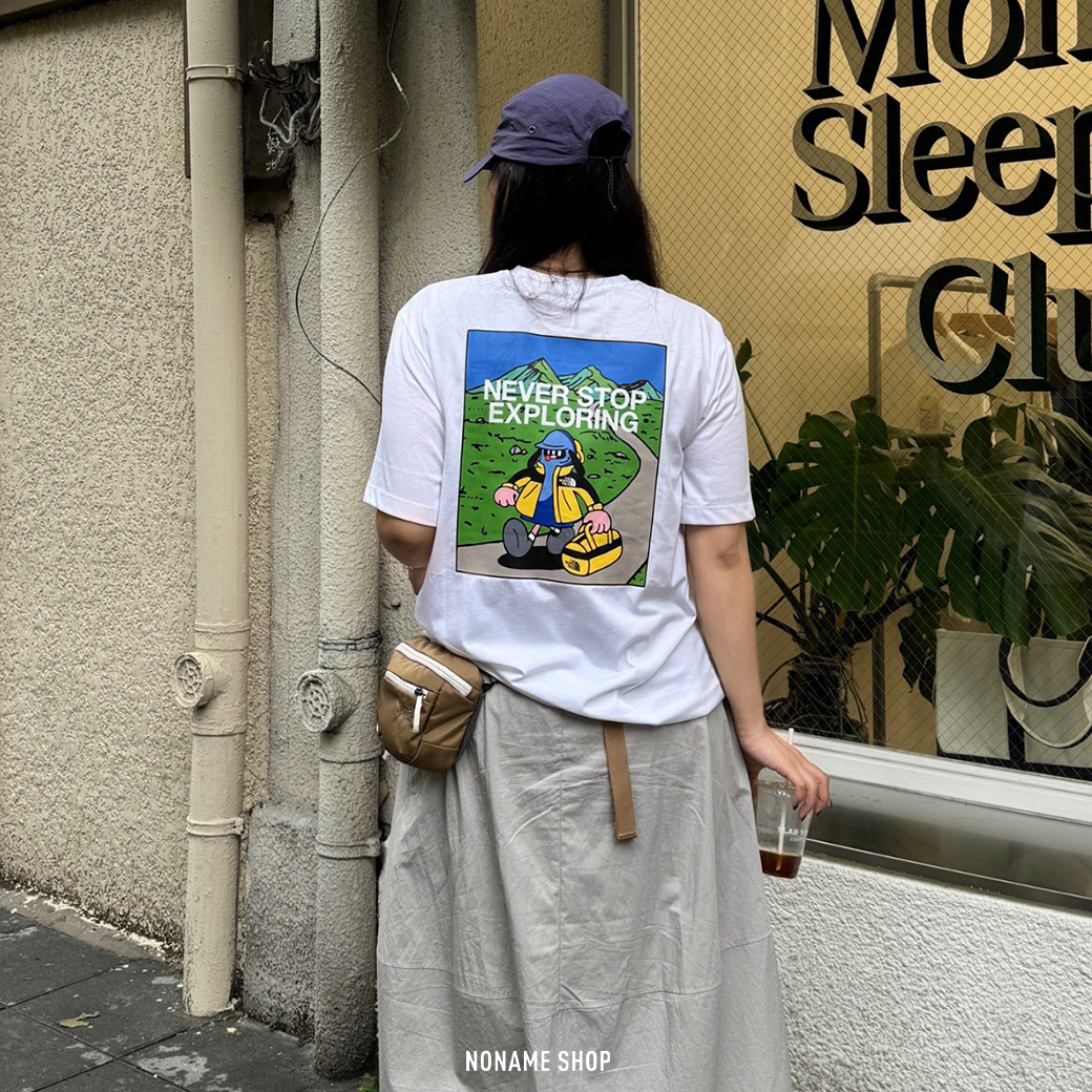 THE NORTH FACE X TDC 聯名款 旅行戶外系列 印花 速乾 短袖 兩色 (男款)