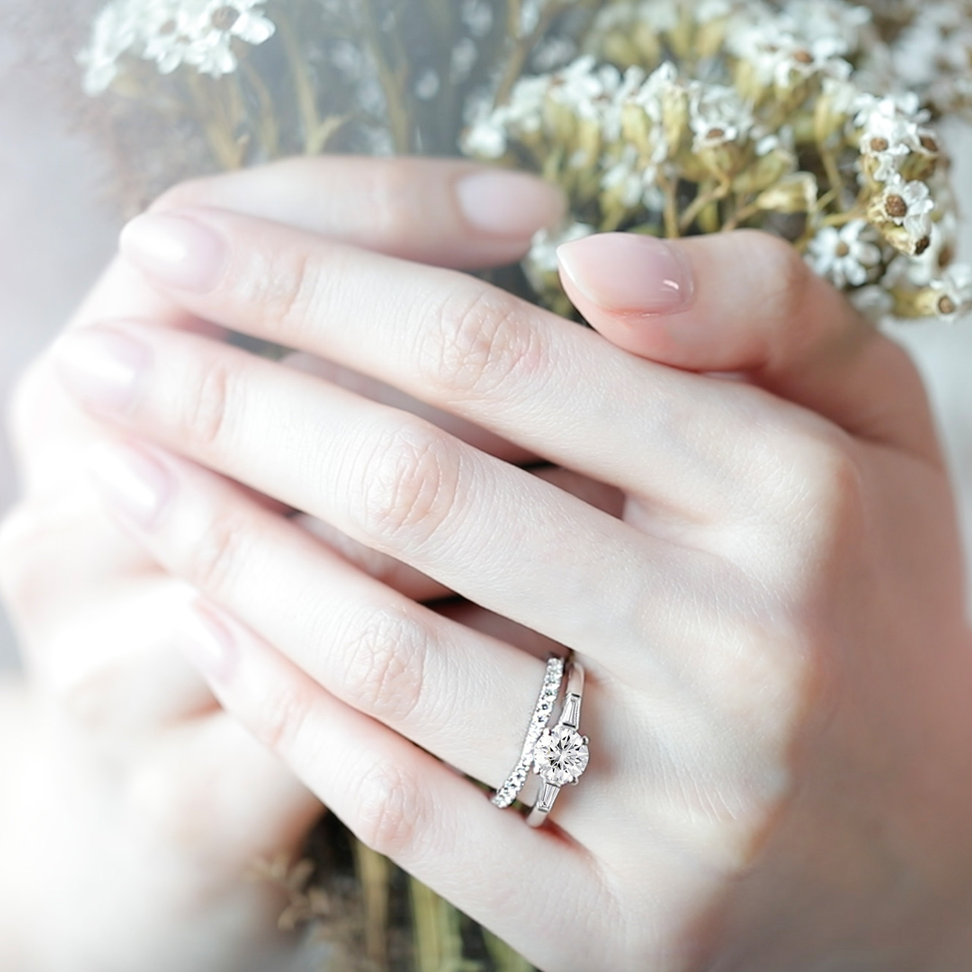 愛情真諦 — GIA1克拉鑽石戒指