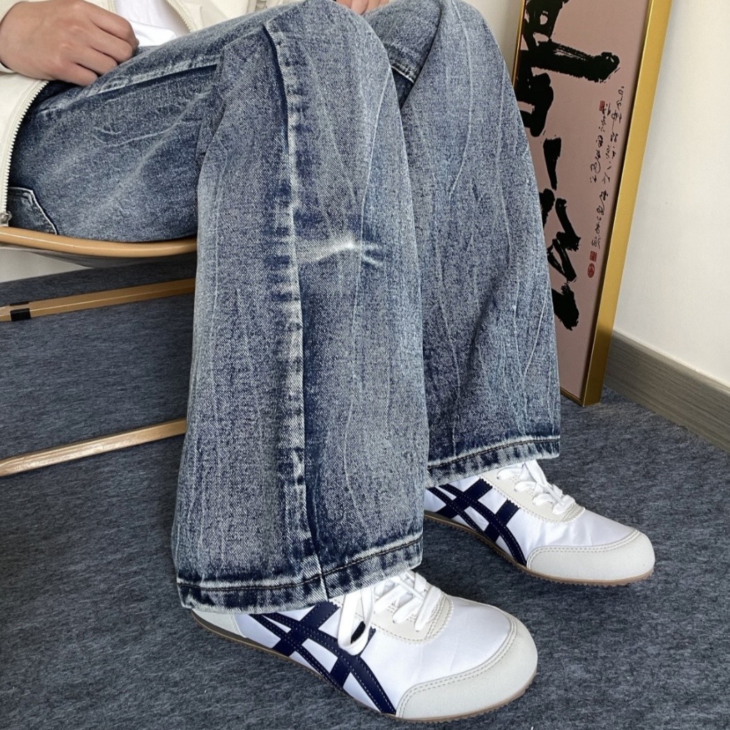 「SS預購」Onitsuka Tiger 鬼塚虎 Track Trainer 防滑耐磨 運動休閒鞋 男女同款 白藍 1183C287-100