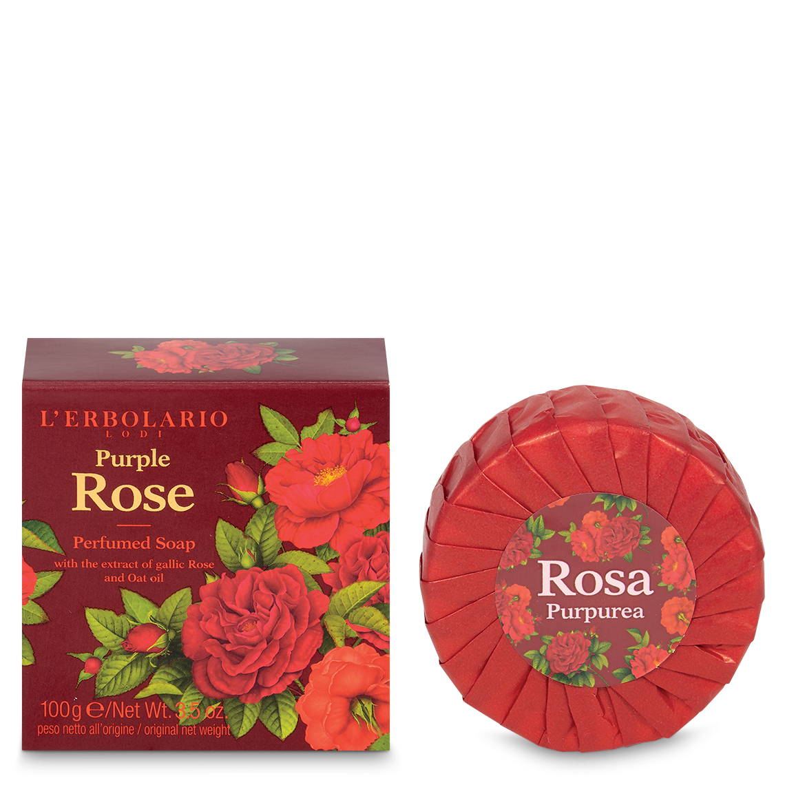 紫漾紅玫瑰香氛皂