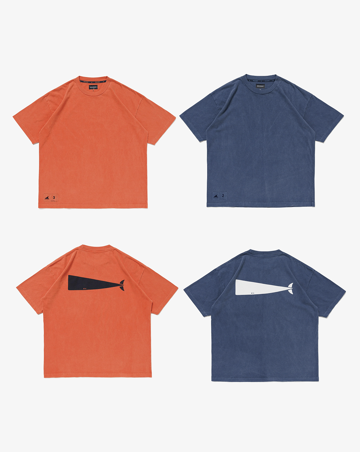 トップス DESCENDANT/ORGANICCOTTONSSPIGMENT DYE DESCENDANT | CACHALOT ORGANIC COTTON SS PIGMENT DYE | ORANGE