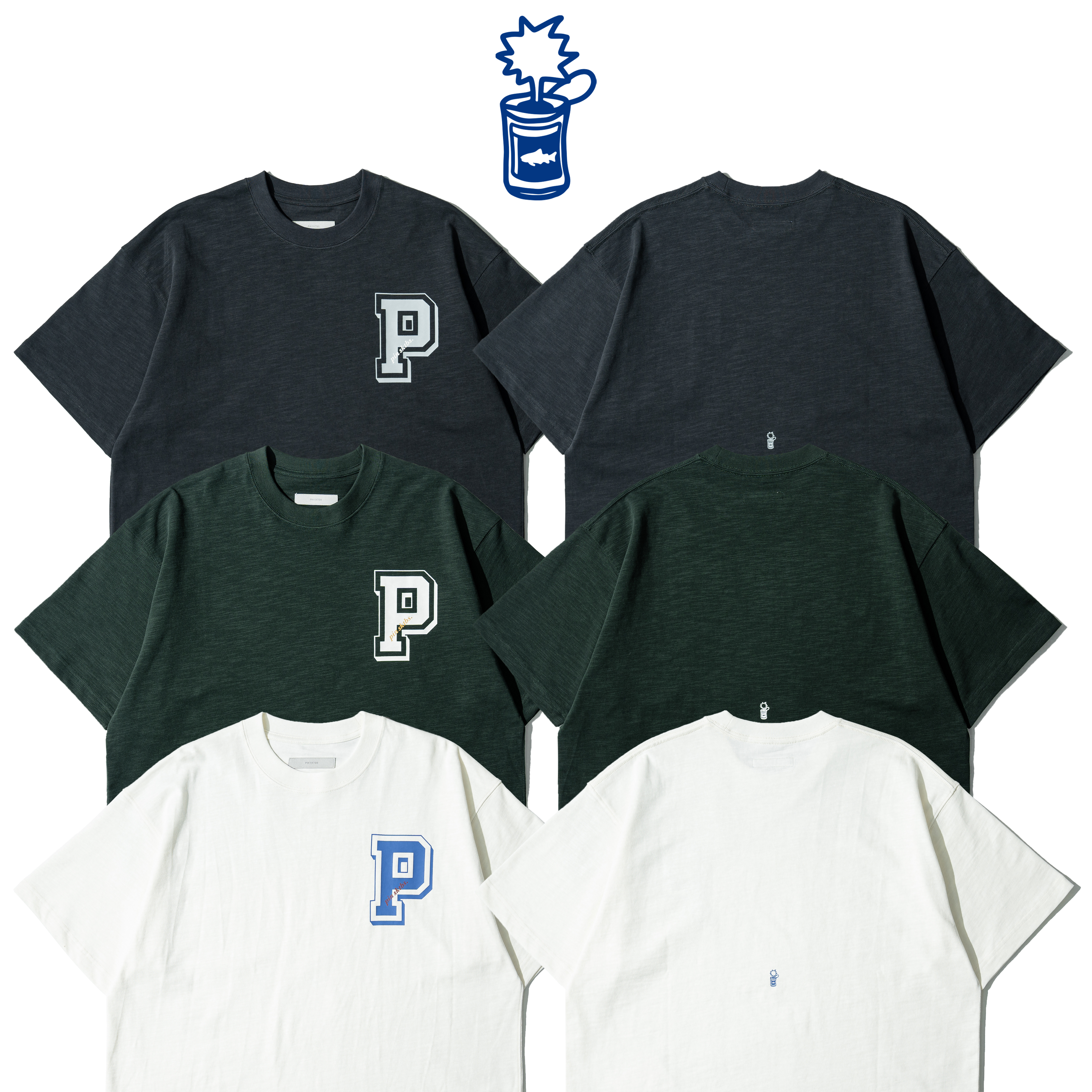 AGILITY x PIN SKTBS Slub Tee / The "P" 竹節棉 短Tee [AP1]