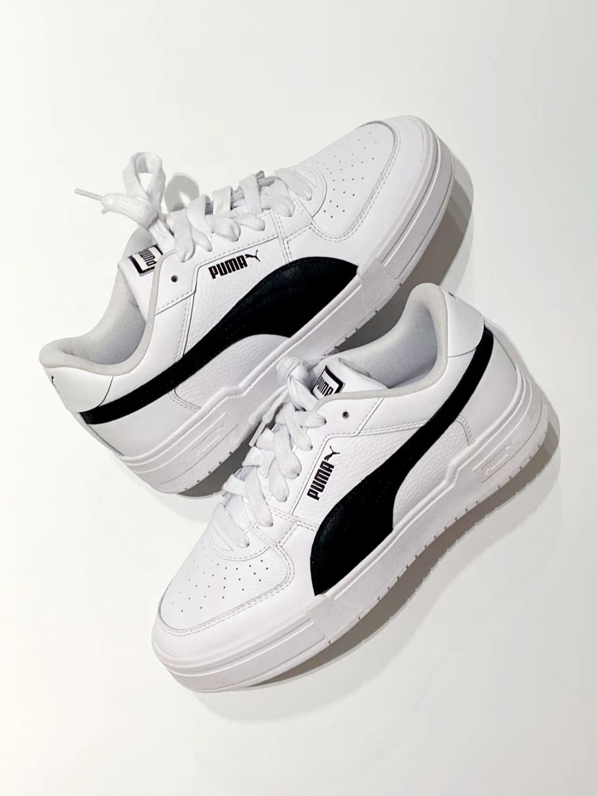 PUMA Ca Pro Classic 白黑色 經典 休閒 厚底 小白鞋 380190-03