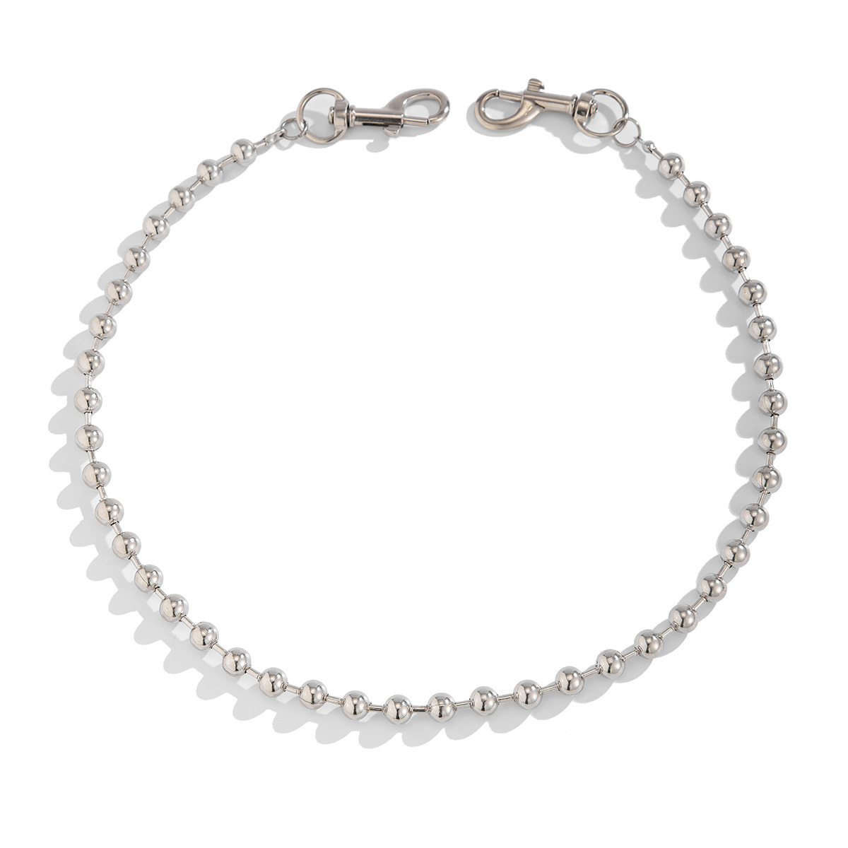 歐美個性嘻哈金屬原子褲鏈