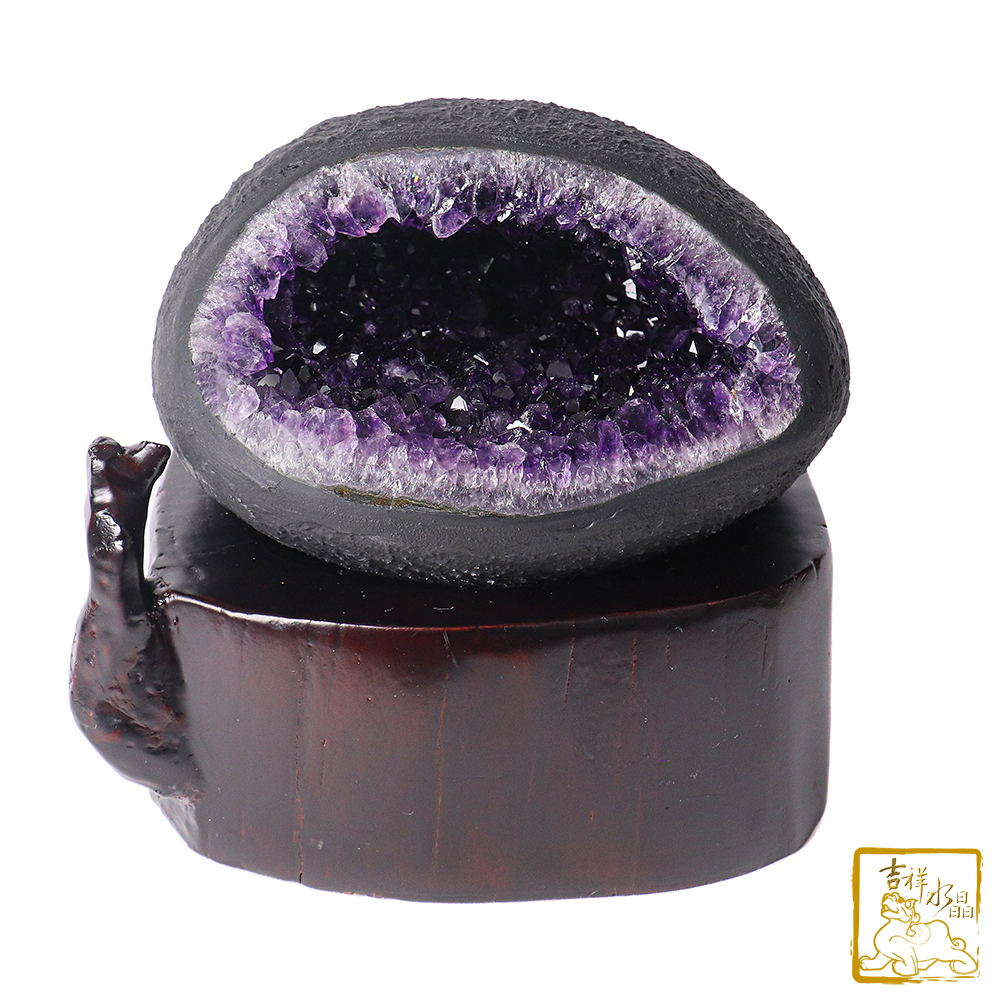 烏拉圭紫水晶洞 3.64kg 聚錢水