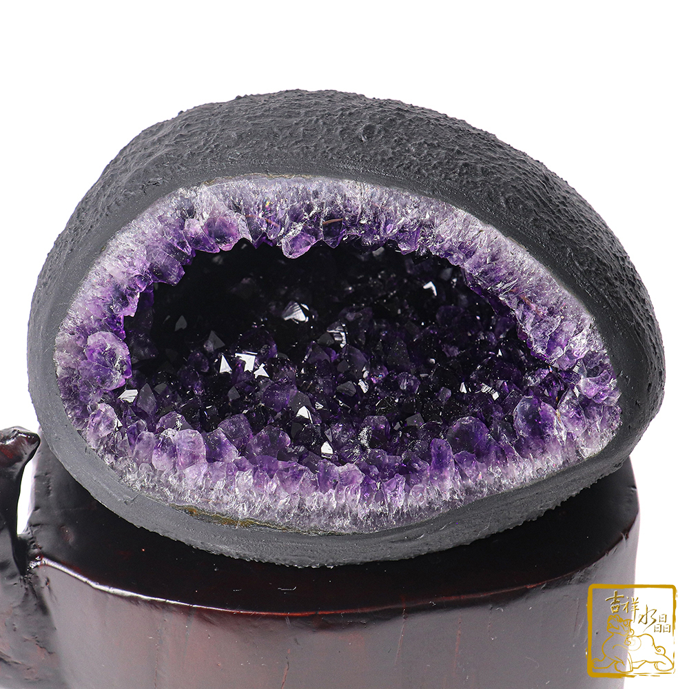 烏拉圭紫水晶洞 3.64kg 聚錢水