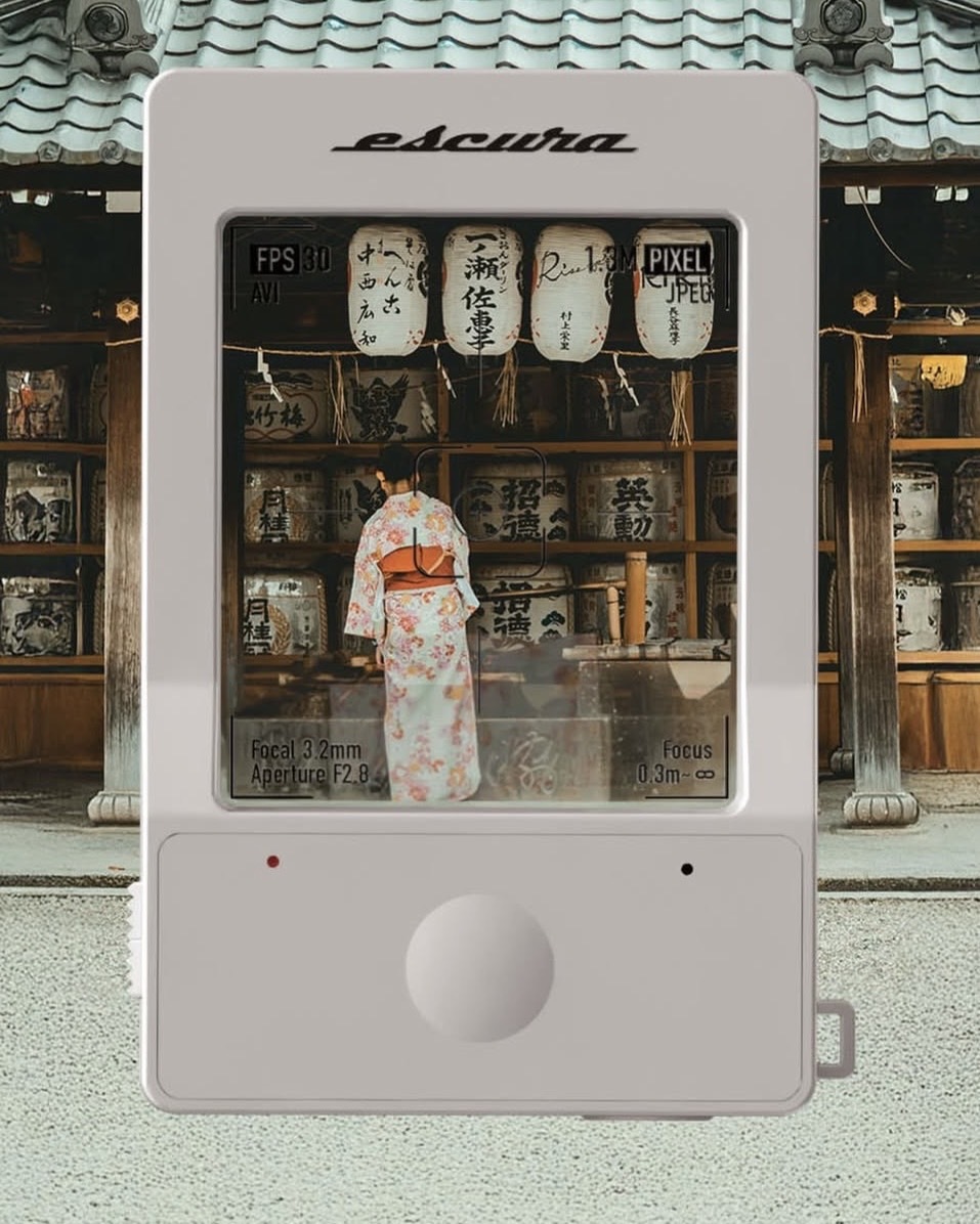 <日本超夯>escura InstantSnap 即影即拍即有 復古 風格 數位相機 白色