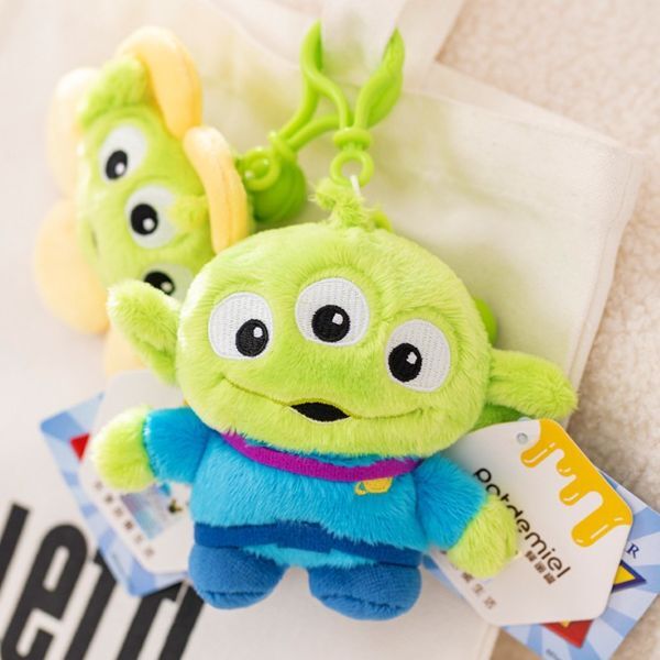 正版三眼怪毛絨驚喜吊飾掛件