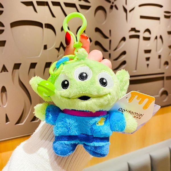 正版三眼怪毛絨驚喜吊飾掛件