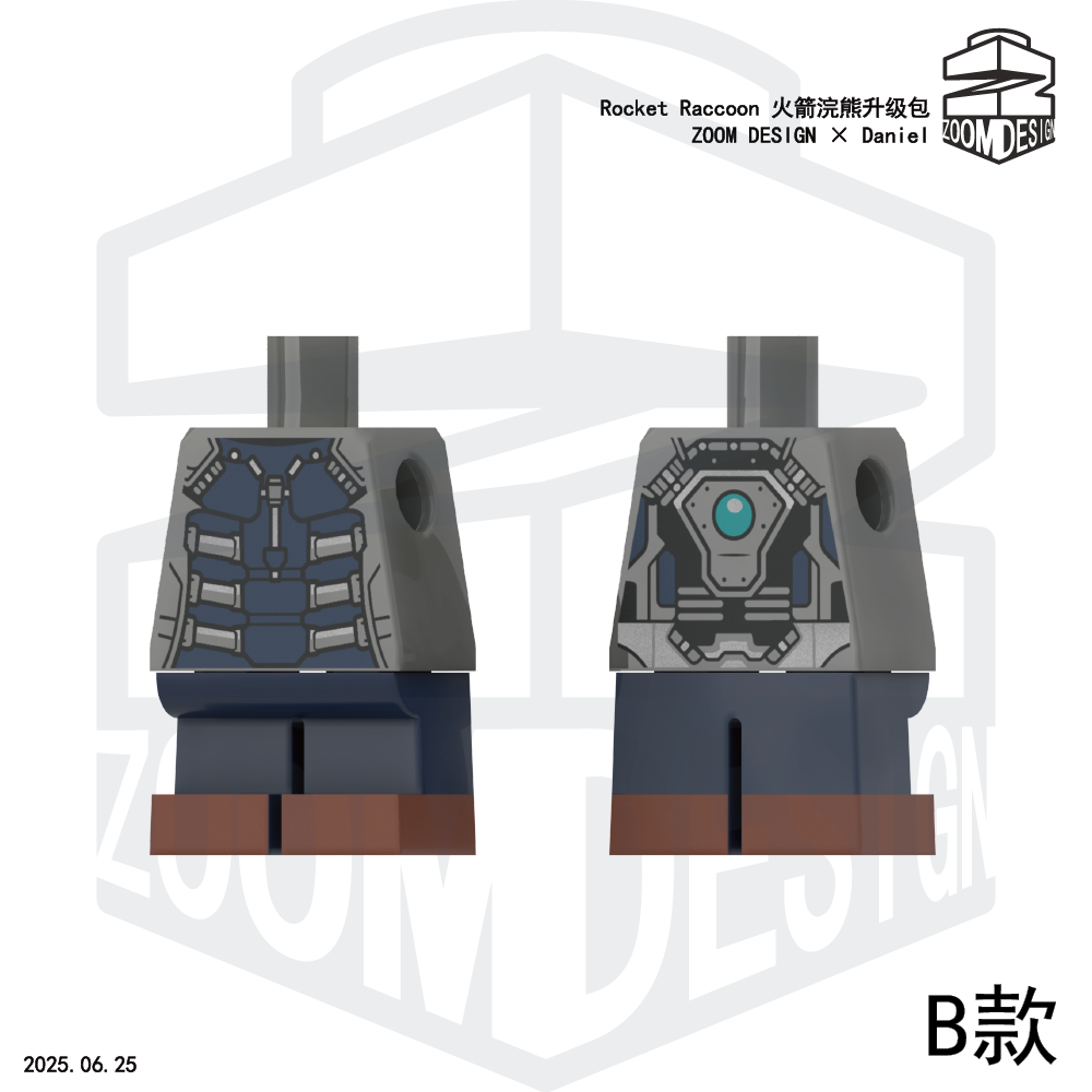 【ZOOM DESIGN × Daniel】火箭浣熊 (升級包)