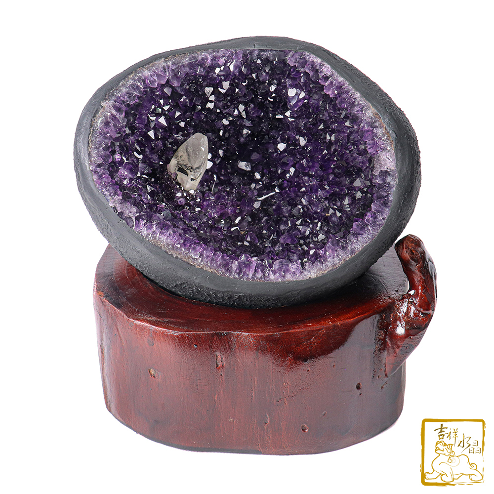 烏拉圭紫水晶洞 5.16kg 福氣貴人