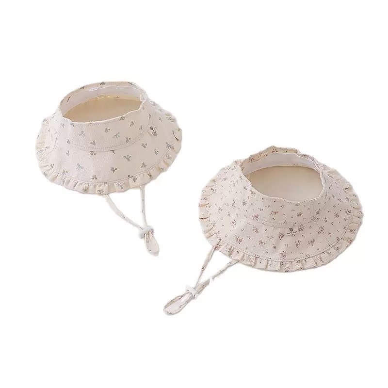 韓版碎花遮陽帽