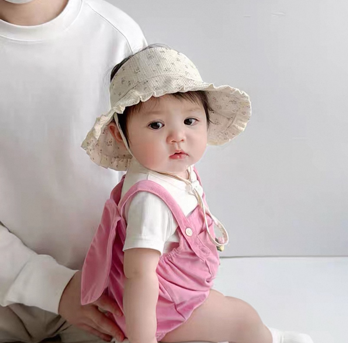 韓版碎花遮陽帽