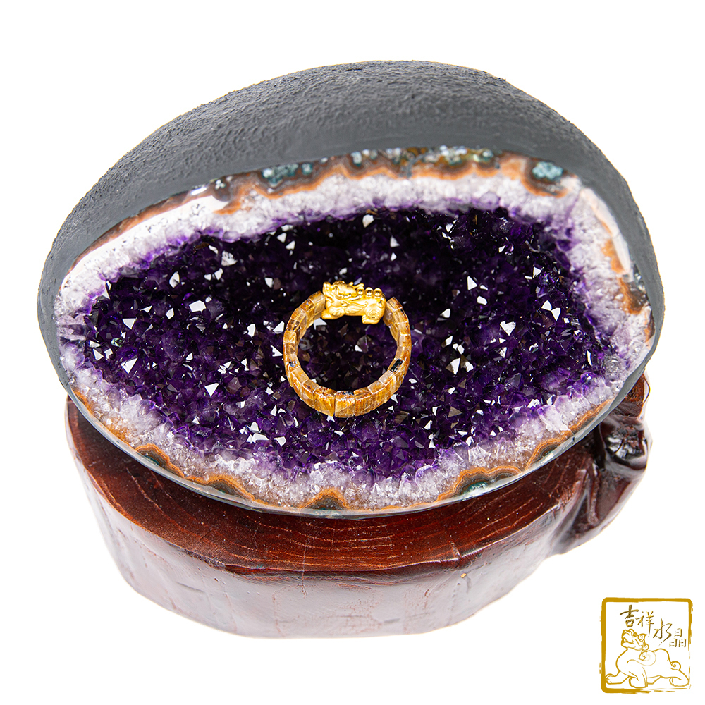 烏拉圭紫水晶洞9kg 財運興旺【吉祥水晶專賣店】