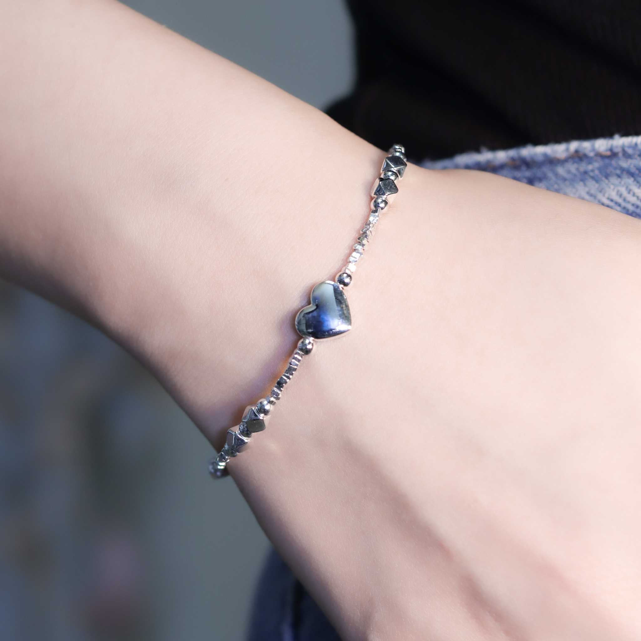 | 925純銀丨份量感愛意手鏈  | BR1363 |