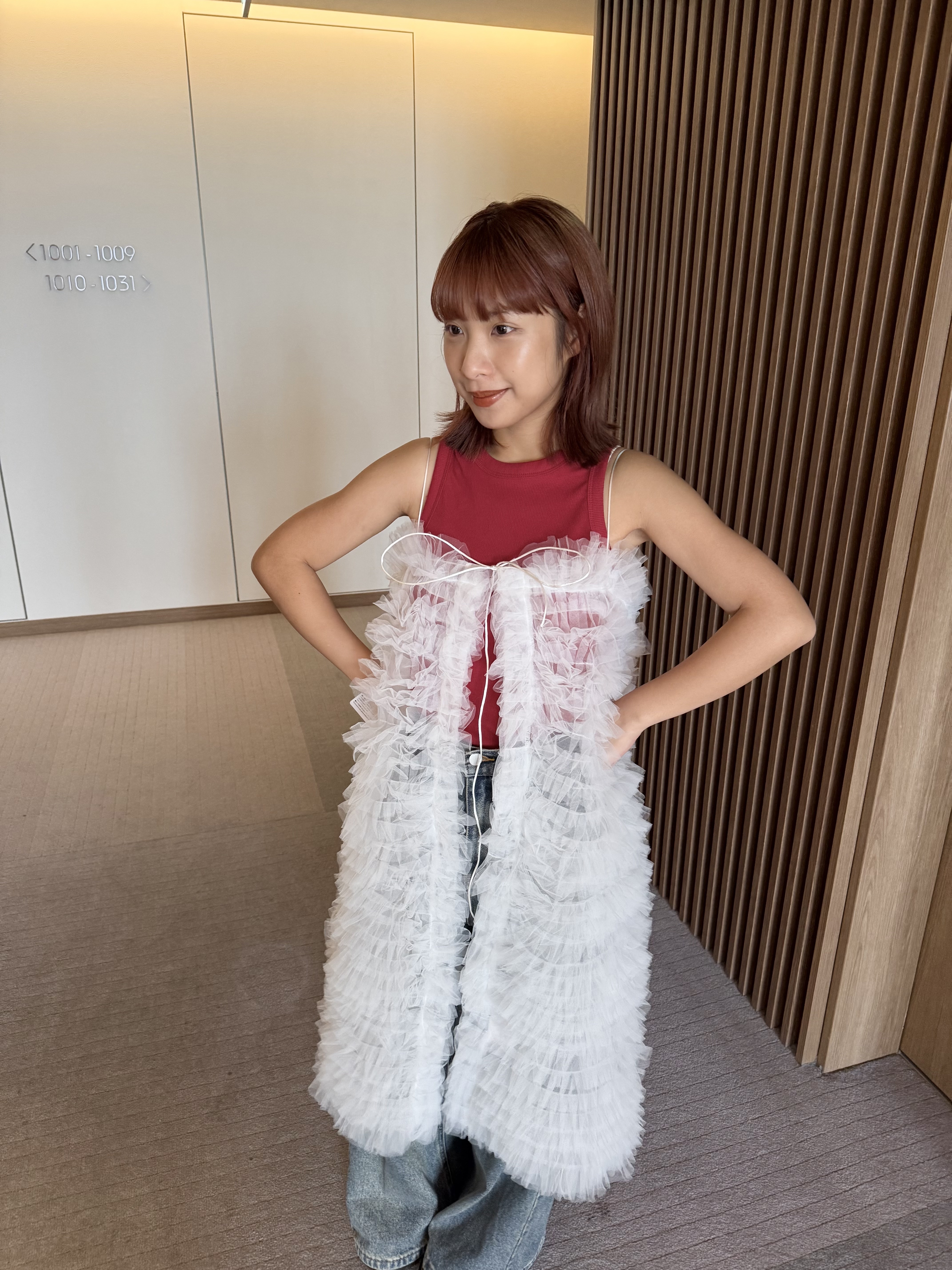 輕紗重工藝多重ruffle ops