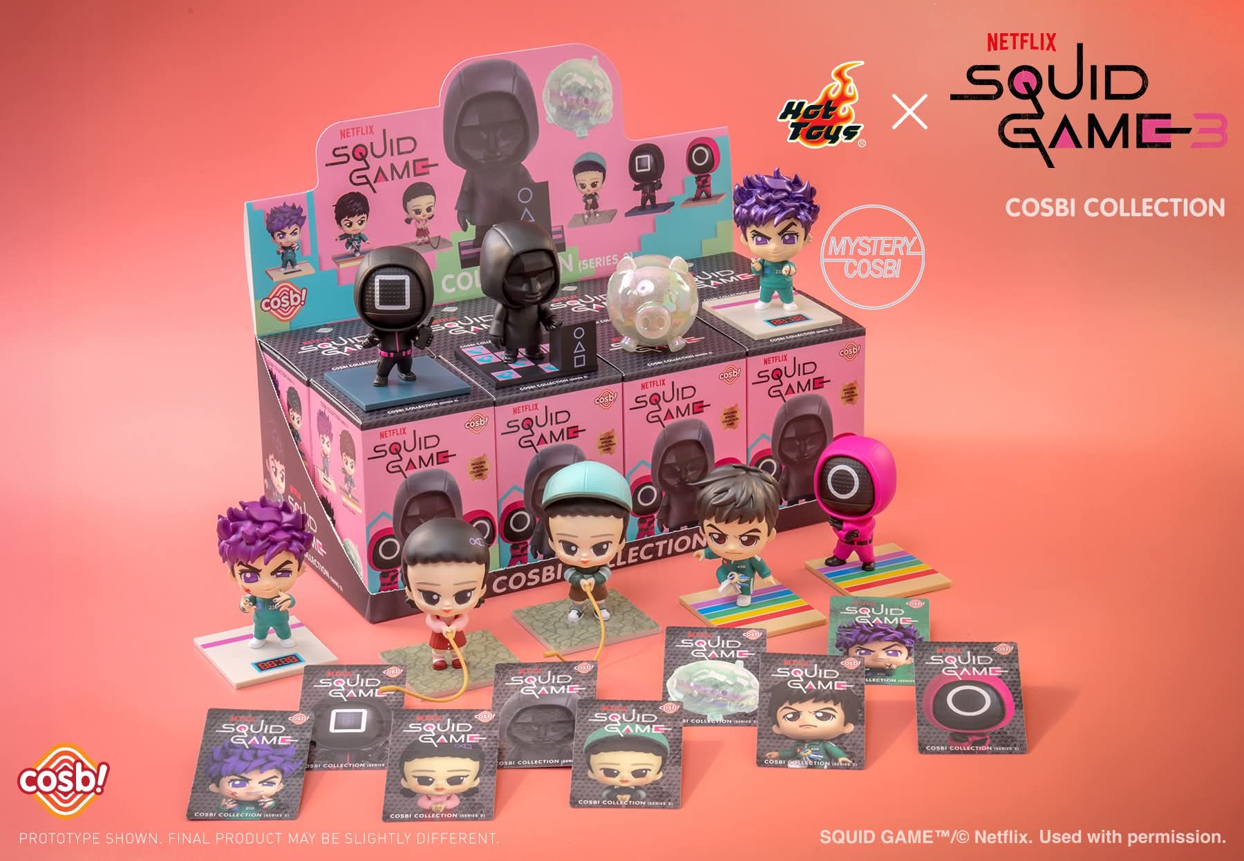 SQUID GAME コスビーコレクション フィギュア Hot Toys Netflix Squid Game 3 - Squid Game Cosbi