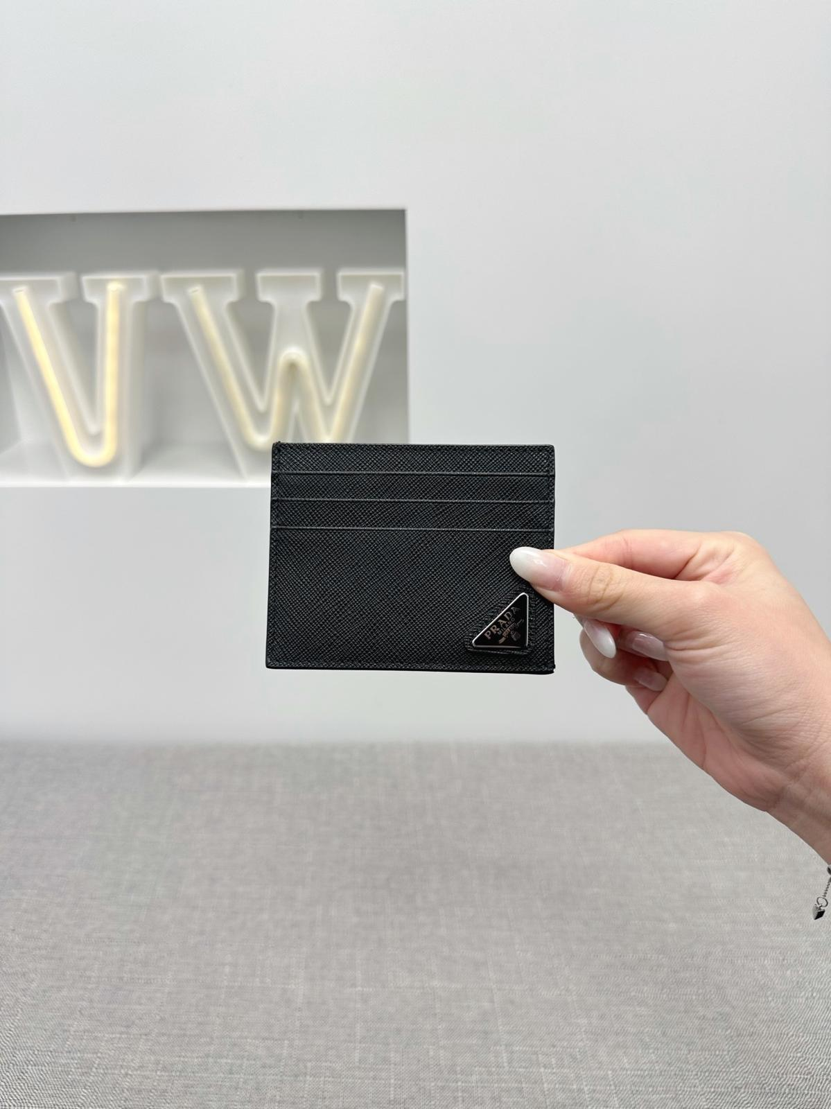 Prada Saffiano Leather Card Holder