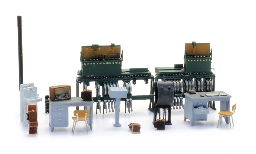 Artitec 387.536 HO規 號誌箱內部，附槓桿組