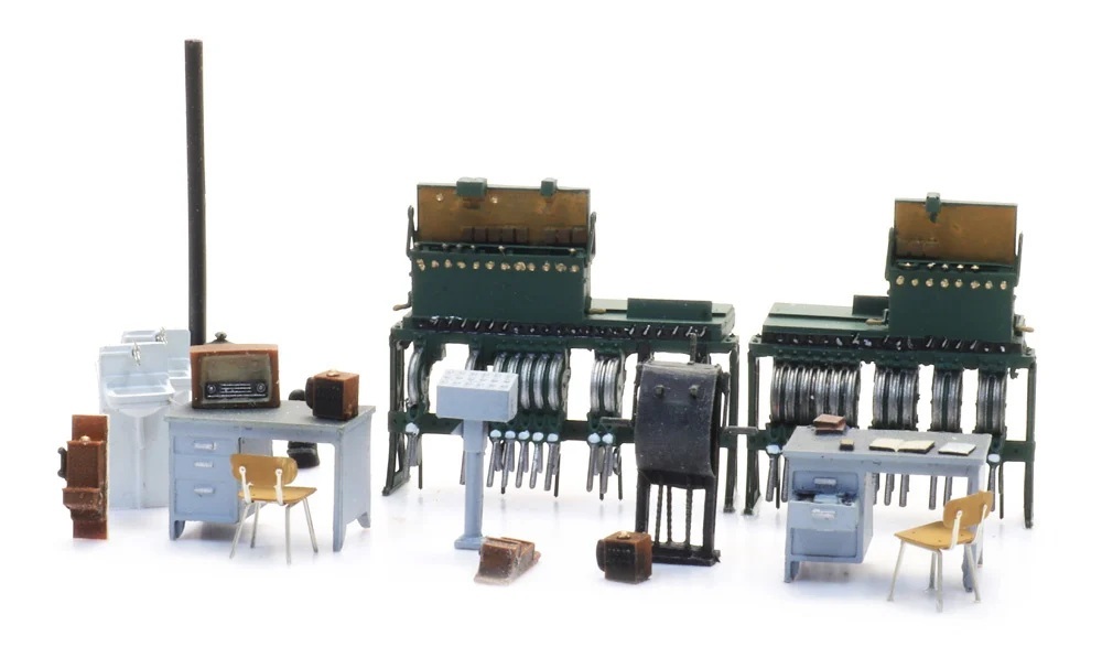 Artitec 387.536 HO規 號誌箱內部，附槓桿組