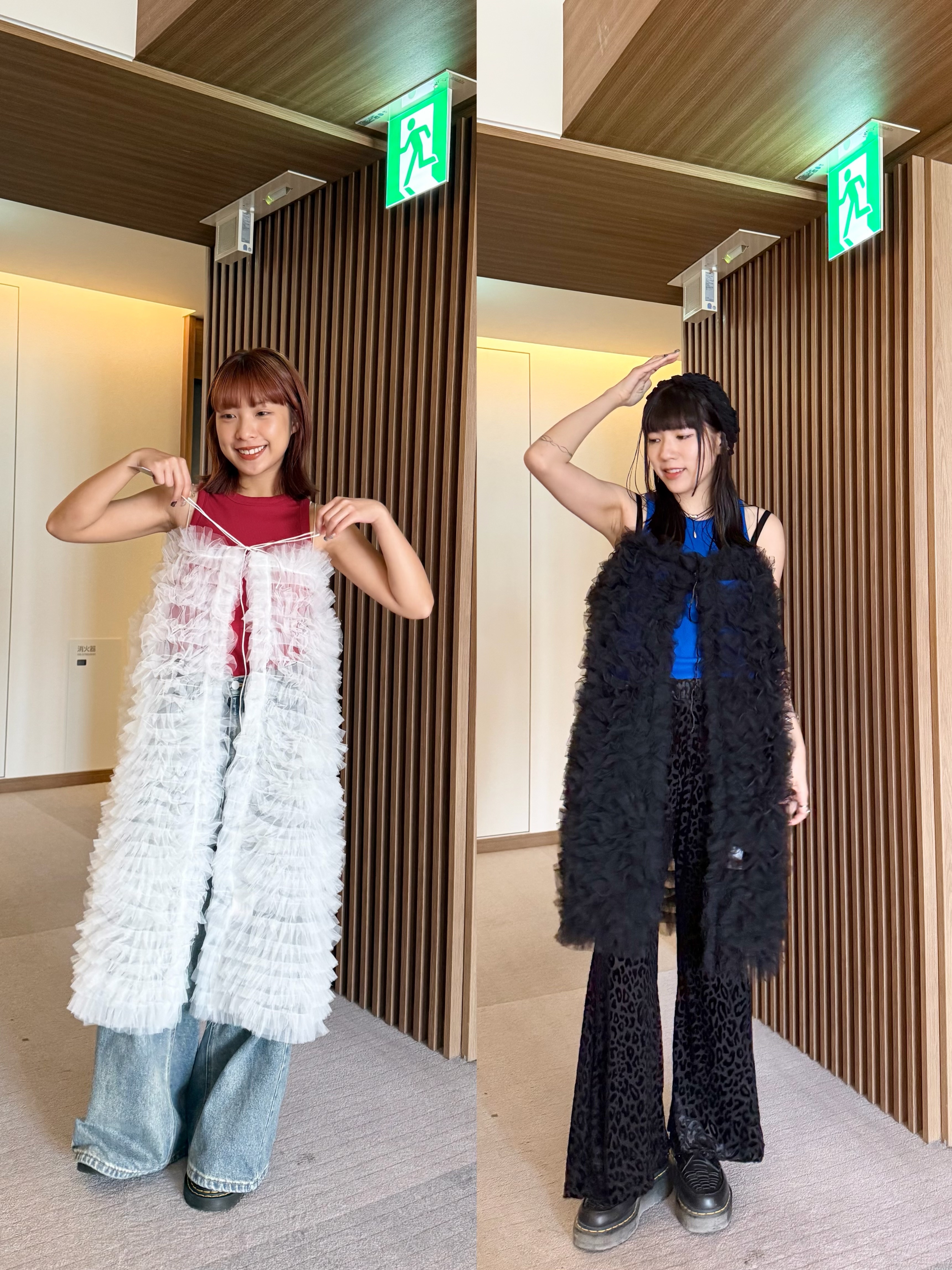 輕紗重工藝多重ruffle ops