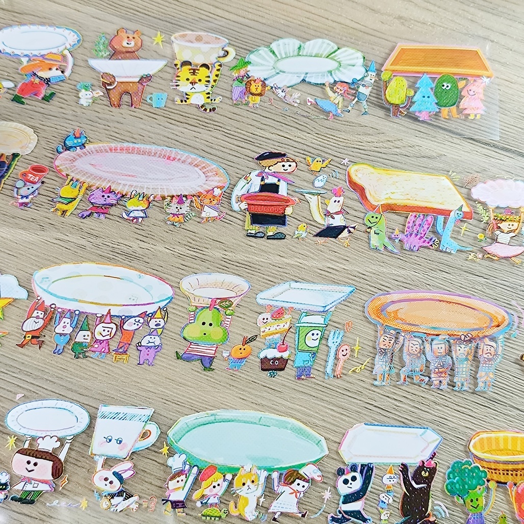 大宇人．Dish UP!大家來上菜 4.5cm亮面PET膠帶 <整捲/分裝>